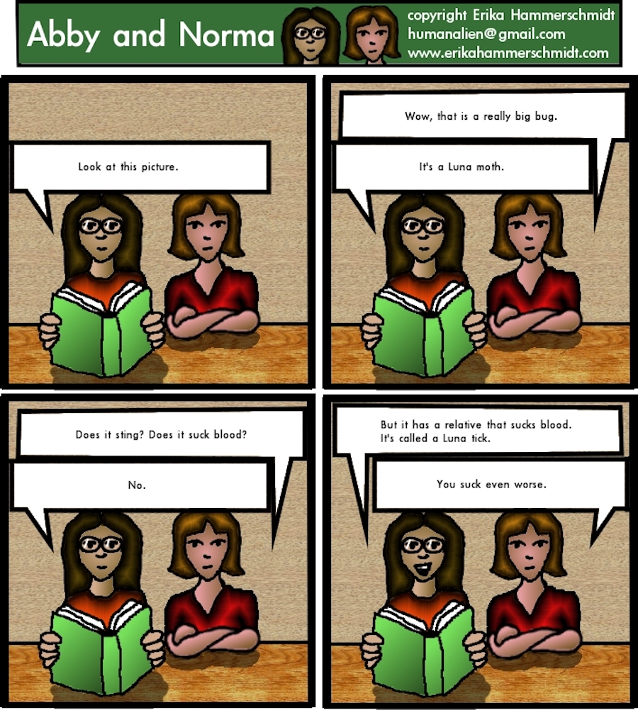 Abby is just getting back at Norma for last strip's pun.