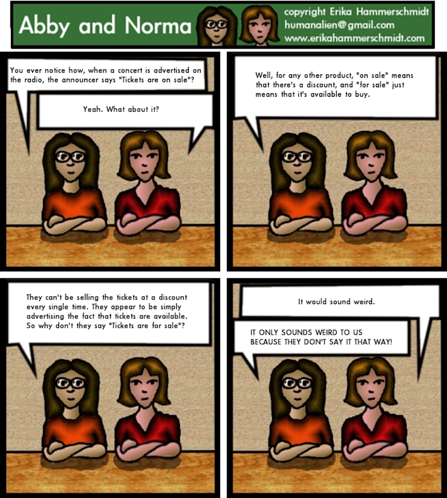 geez, abby, way to yell in all caps.