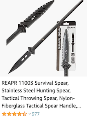 REAPR 11003 Stainless Steel Hunting Spear