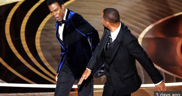 that notorious picture of Will Smith slapping Chris Rock at the Oscars