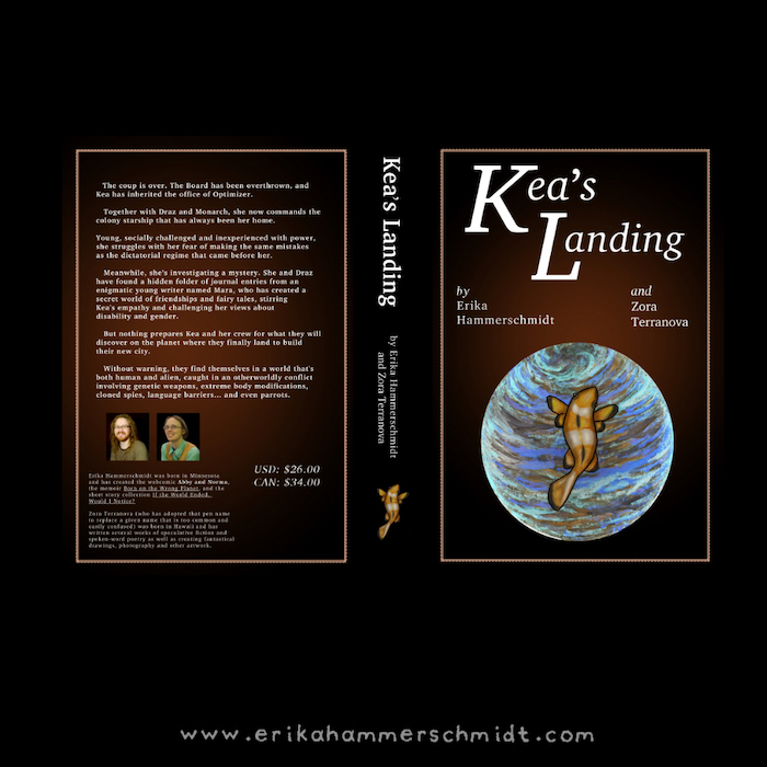 Image of a prototype cover of Kea's Landing 